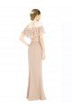 Best Off the Shoulder Sleeves Sheath Chiffon Prom Dress UK