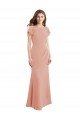 Best Cap Sleeves Long Chiffon Prom Dress with Low V-Back UK