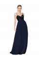 Best Sweetheart High Neck Sequin Top Long Chiffon Prom Dress UK