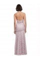 Best Floor Length Long Mermaid Lace Prom Dress with Low Back UK