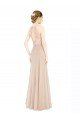 Best High Halter Neck Illusion Lace Prom Dress with Chiffon Skirt and Keyhole Back UK