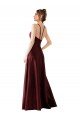 Best Sleek Satin Prom Dress with Pockets UK