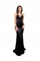 Best Sleek Fishtail Shaped Open Back Sequin Prom Dress UK