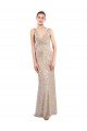 Best Faux Surplice V-Neck Slim Sparkling Sequin Prom Dress UK