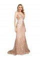 Best Sleek Long Mermaid Sparkling Sequin Prom Dress UK