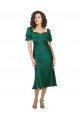 Best Ruched Sleeve Silky Satin Prom Dress UK