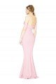 Best Full Length Off the Shoulder Prom Dress with Twist Front UK