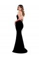 Best High Neck Low Criss Cross Back Crepe Prom Dress UK
