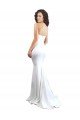 Best Sweetheart Strapless High Neck Long Crepe Prom Dress UK