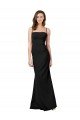 Best Fit and Flare Slim Crepe Prom Dress with Cutout Back UK