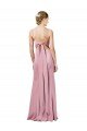 Best Fit and Flare Slim Crepe Prom Dress with Cutout Back UK