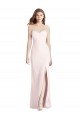 Best Strapless Crepe Trumpet Prom Dress with Front Slit UK
