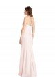 Best Strapless Crepe Trumpet Prom Dress with Front Slit UK