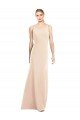Best V-Spaghetti Strap Open Back Bateau Neck Trumpet Prom Dress UK