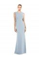 Best Draped Backless Crepe Prom Dress with Pockets UK