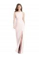 Best Diamond Cutout Back Trumpet Prom Dress with Front Slit UK