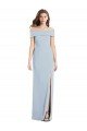 Best Cuffed Off the Shoulder Long Trumpet Prom Dress UK