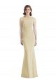 Best Criss Cross Twist Cutout Back Trumpet Prom Dress UK