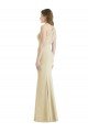 Best Criss Cross Twist Cutout Back Trumpet Prom Dress UK
