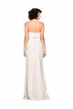 Best Strapless Crepe Fitted Prom Dress with Twist Bow UK