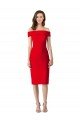 Best Off the Shoulder Square Neck Cocktail Prom Dress / Homecoming Dress UK