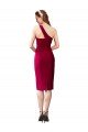 Best One Shoulder Short Crepe Cocktail Prom Dress / Homecoming Dress UK