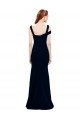 Best Sleeveless Crepe Mermaid Prom Dress with Side Slit UK