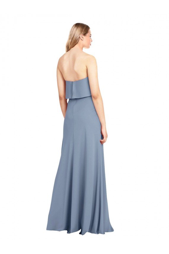 Best High Neck Sheath Sleeveless Stretch Crepe Prom Dress UK