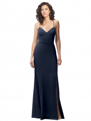 Best Sweetheart Fit and Flare Stretch Crepe Prom Dress with Side Slit and Strappy Back UK
