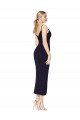 Best High Neck Spaghetti Straps Crepe Short Wrap Cocktail Prom Dress / Homecoming Dress UK