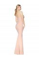 Best Sweetheart Shirred Neck Long Floor Length Crepe Prom Dress UK