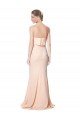 Best High Neck Strapless Long Crepe Maxi Prom Dress with Overlay UK