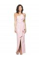 Best Strapless Long Full Length Ruffles Low Back Crepe Prom Dress UK