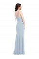 Best Bustier Style Crepe Prom Dress with Bow Straps UK