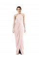 Best Halter Draped Tulip Skirt Maxi Prom Dress UK