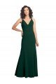 Best Form Fitting Stretch Crepe A-Line Prom Dress UK