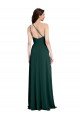 Best A-Line Slim One Shoulder Crepe Prom Dress with Asymmetrical Straps and Side Slit UK
