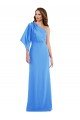 Best One Shoulder Bell Sleeves Trumpet Prom Dress UK