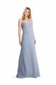 Best Feminine Scoop Neckline Long Crepe Slip Prom Dress  UK