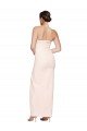 Best Cowl Neck Strapless Stretch Satin Prom Dress with High Split UK