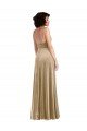 Best Square Neck Velvet Maxi Prom Dress with Front Slit & Pockets UK