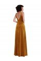 Best Twist Front Cutout Velvet Maxi Prom Dress with Pockets UK