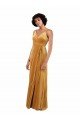 Best Romantic Velvet Floor Length Prom Dress with Wrap Detail UK